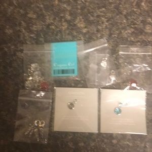 Origami Owl clip on jewelry And charm crystals.